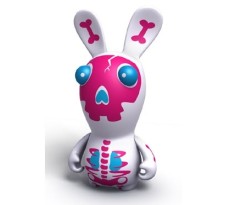 Raving Rabbids Travel in Time Pink Skeleton Rabbid PVC 